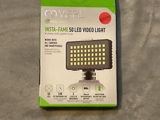 Digipower - Insta-Fame Dimmable 50 LED Super Bright Video Light with 3X Light Di