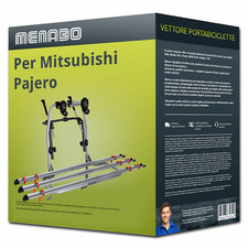 Menabo Logic 3 portabici per Mitsubishi Pajero III Tipo V60/V70 per 3 bici Nuovo