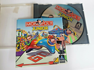 Monopoly Junior PC Game CD-ROM Windows 98/95 Hasbro Interactive