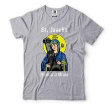 Camiseta protectora de Santa Jabalina de Ucrania para hombre Camiseta bandera de Ucrania