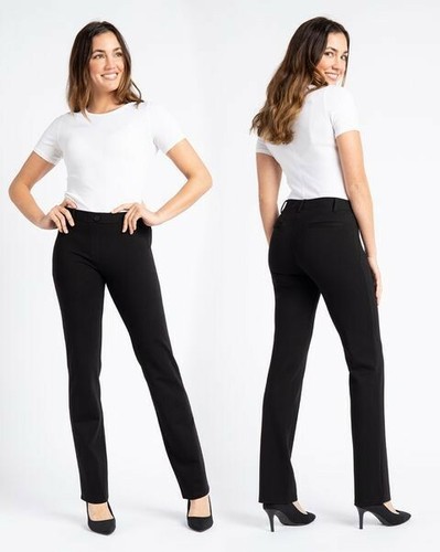 Betabrand Size M Petite Dress Pant Yoga 