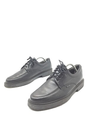 Mephisto Mike Zapatos De Cuero Negro Para Hombre T.46 US.11,5 UK.11