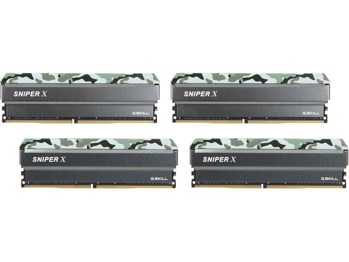 G.SKILL Sniper X Series 64GB (4 x 16GB) 288-Pin DDR4 SDRAM DDR4