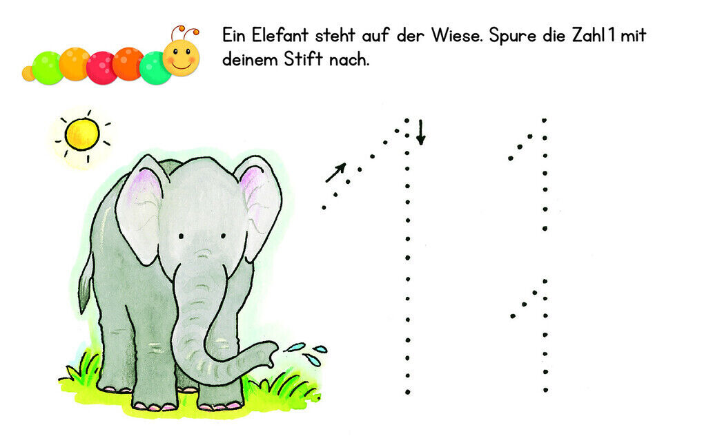 Thumbnail - Lernraupe - Erste Zahlen | 2020 | Deutsch