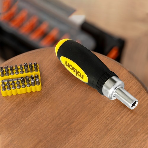 38 Teile Langlebig Screwdriver Set Mit Ratsche Aktion Torx Heim Zubehör - Bild 12 von 12