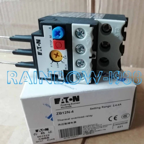 ZB12N-4 Thermal Overload Relay Current 2.4-4A FOR EATON Thermal Relay
