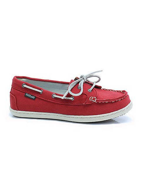 women's canvas boat shoes
