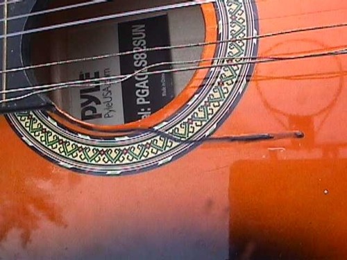 PYLE PGACLS82SUN Acoustic Guitar PARTS DECOR or YOU TOTALLY RESTORE | eBay