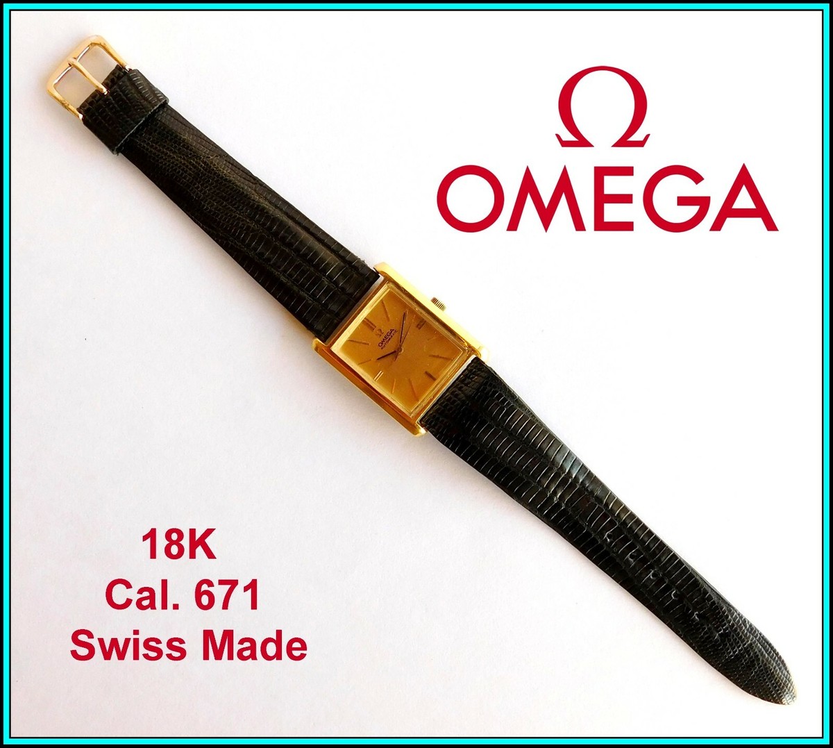 Vintage OMEGA 18kt Solid GOLD Case & Dial - Automatic