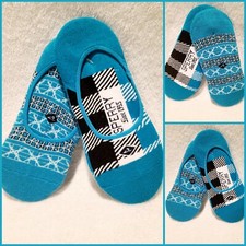 SPERRY Women's No Show Micro Liner Socks, 2 Pair Size 9-11 Free Shipping