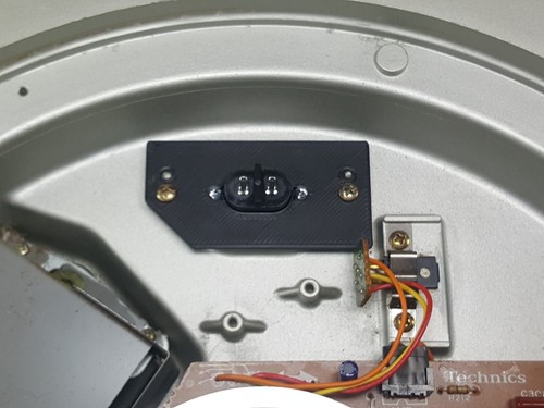 Kit alimentazione esterna IEC per giradischi Technics SL 1200 1210 MK2 MK3 MK5 - Afbeelding 10 van 19