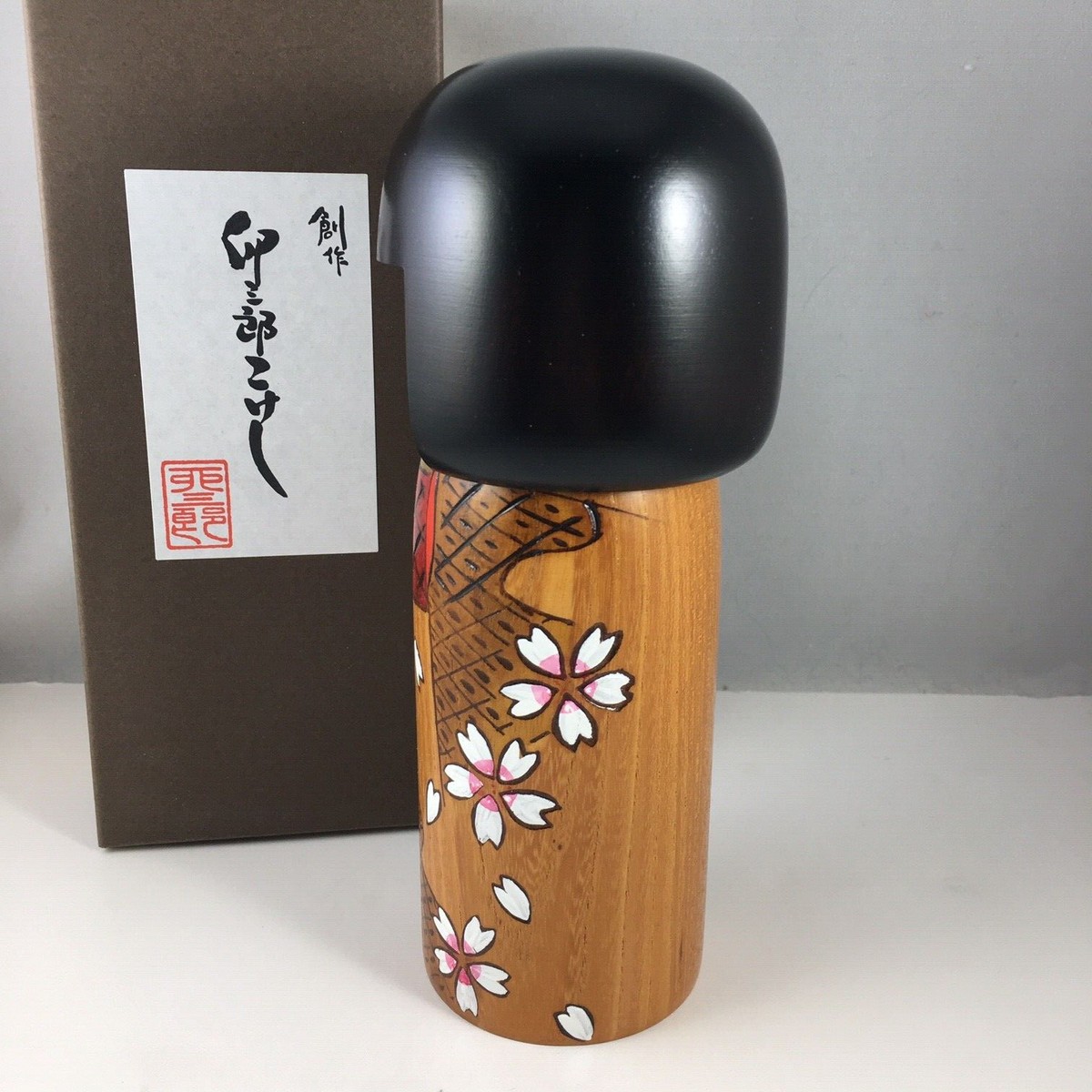 kokeshi Kyoohoo Japanese Kokeshi Doll Hanakanzashi (K12-4353B