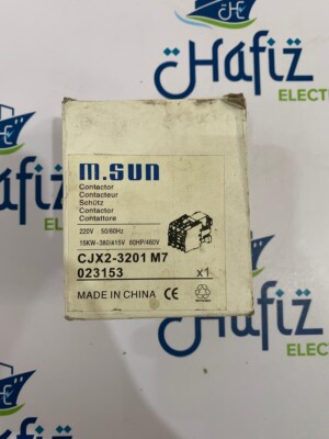 New Box Open M.SUN Contactor  CJX2 - 3201M7 220V AC Free Fast Shipping