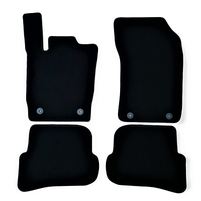 Car Floor Mats For Audi A1 S1 RS1 Velour Waterproof Black Carpet Auto Liners New