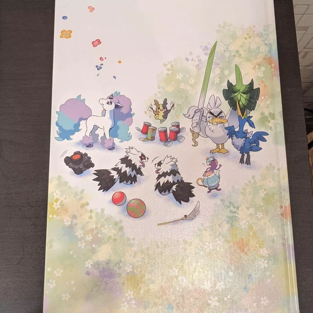 Pokemon Sword and Pokemon Shield GALAR ART Book Illustration