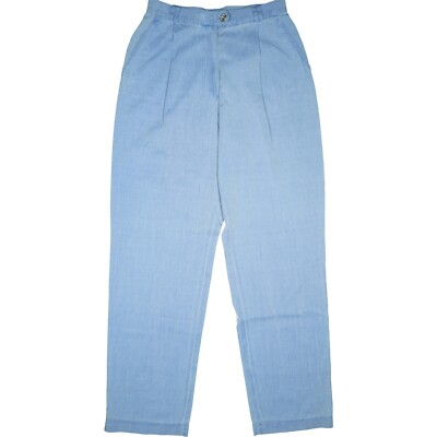 GERRY WEBER 34 L30 Jeans Hose h. blau Damen Stoff dünn leicht Sommer dehnbar W26