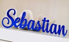 Personalised Custom Acrylic Name Plaque Sign Baby Choose your Font