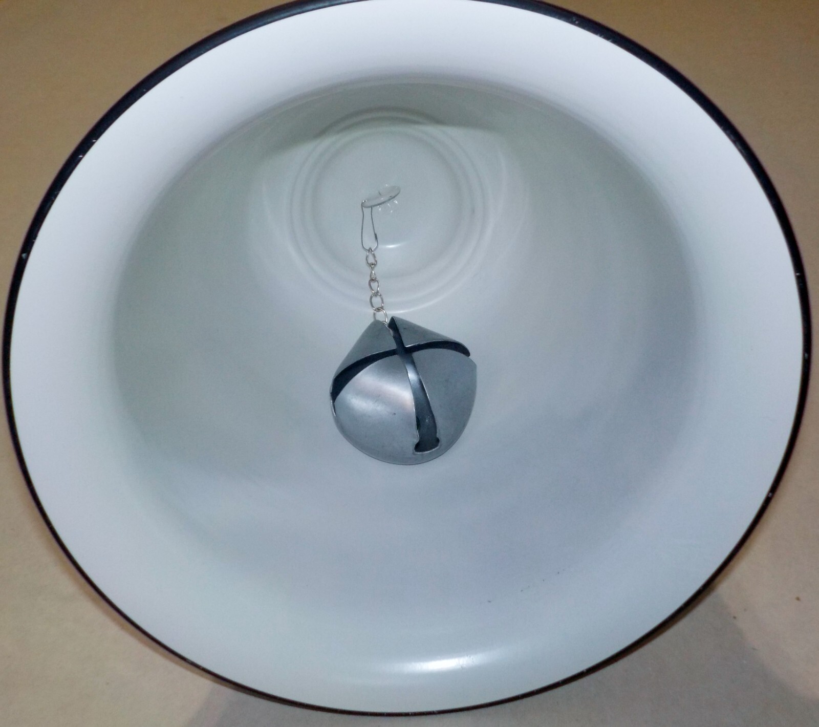 PENN STATE NITTANY LIONS DINNER BELL 13" TALL x 9 1/2" WIDE DISTRESSED NWT WHITE