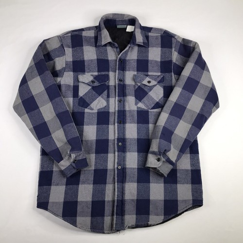 Vtg Ozark Wilderness Quilted Flannel 
