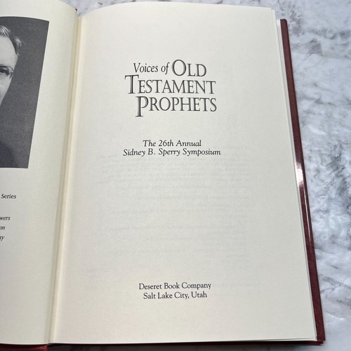 Voices of Old Testament Prophets 26th Annual Sidney B Sperry Symposium LDS 1997 - Picture 6 of 11