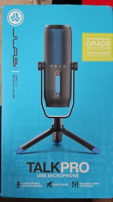 JLAB TalkPro Professional Grade USB Microphone - 192Khz 24 bits - MTALKPRORBLK4