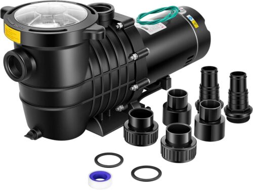 2.0HP Self Primming in/Above Ground Swimming Pool Pump w/Strainer Basket Hayward
