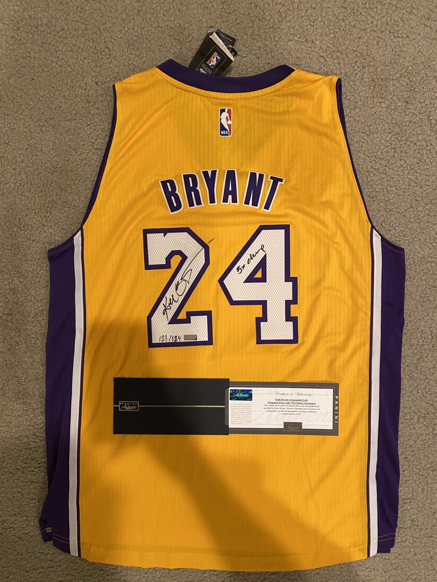 Angeles Lakers Autographed Jersey Kobe Bryant Autograph Kobe
