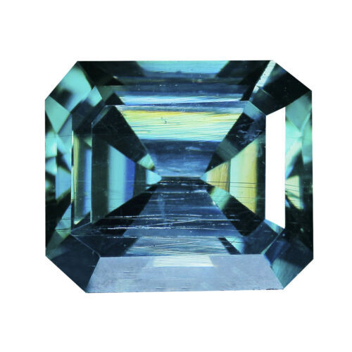 Einzigartiger Strahlender Grüner Saphir- Und Diamant-Verlobungsring – Valley Rose