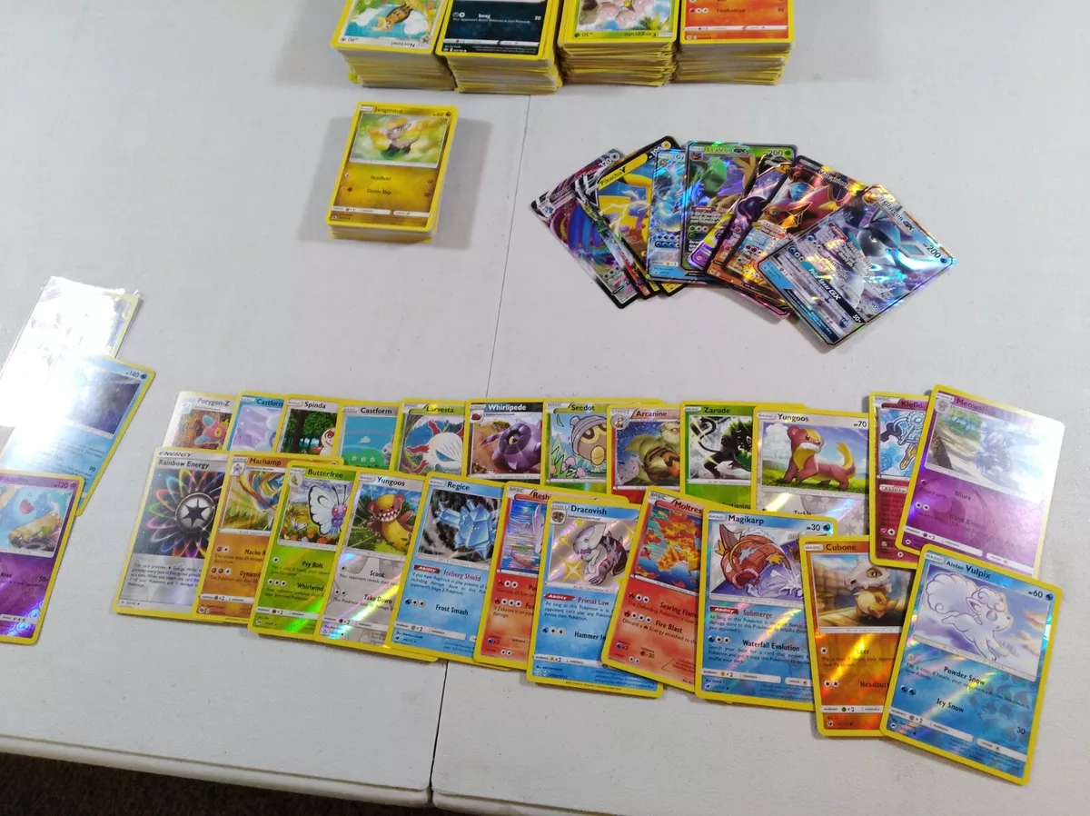 Large Pokemon TCG Mixed Card Lot 450 Cards