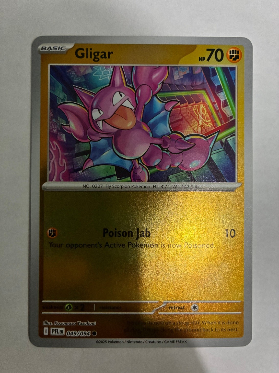 Gligar Common ME02: Phantasmal Flames 049/094 NM
