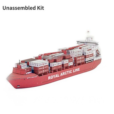 DIY 1:400 Danish Container Ship Mary Arctica Paper Ship Paper Model Craft