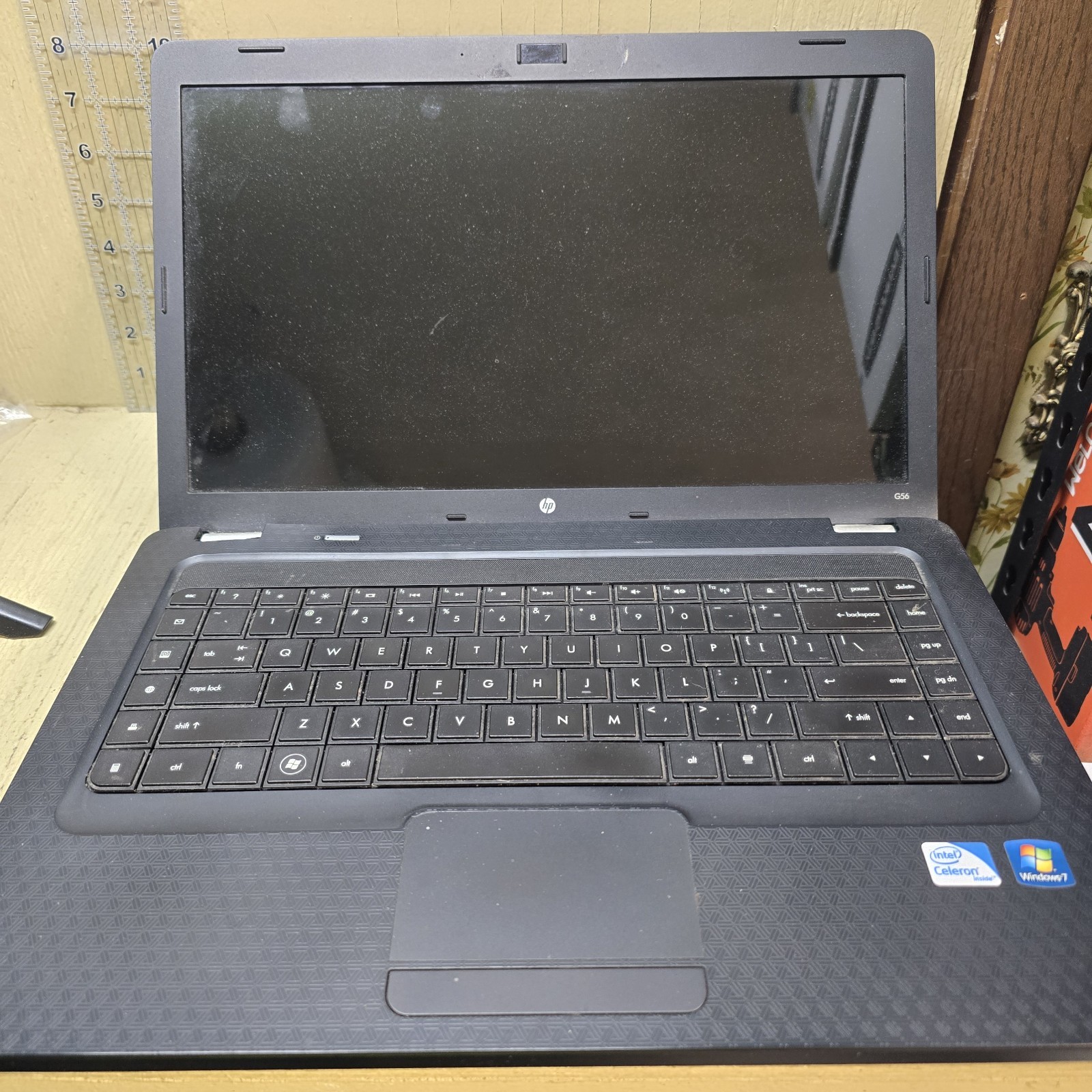 HP G56 Laptop Intel Celeron 3GB RAM Windows 7 Home Premium A