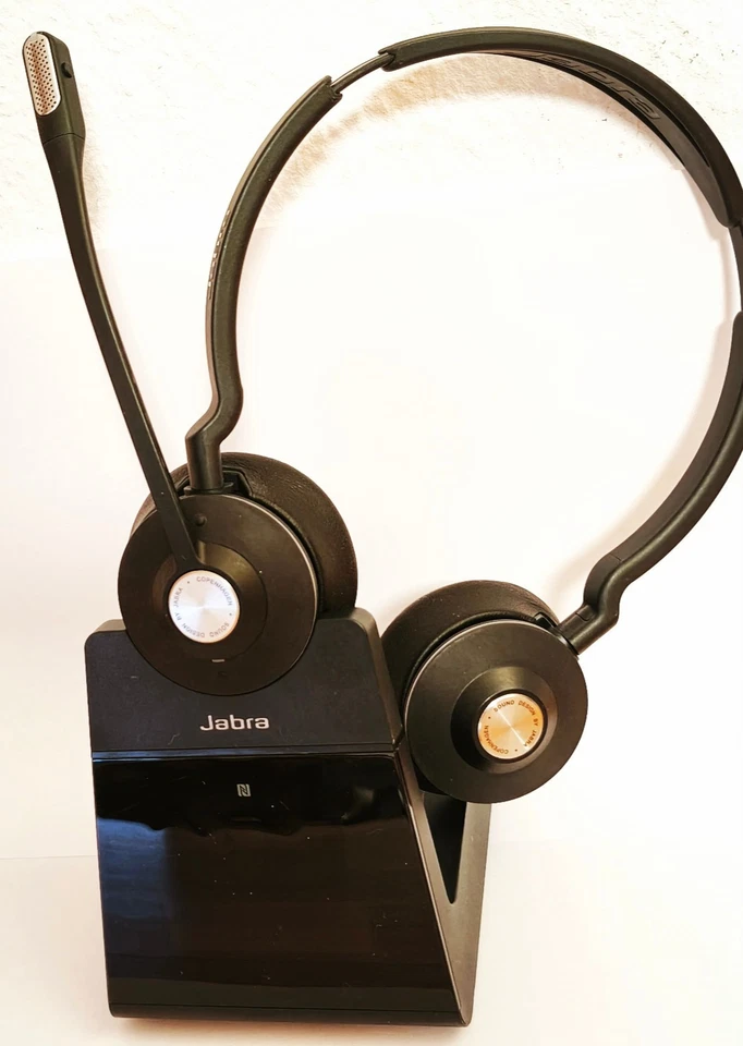 Jabra Engage 75 Stereo Headset - Black with Station - Used - Image 3 of 4