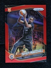 2025 Panini Prizm WNBA Red Prizm 25/299 Rayah Marshall #47 Rookie RC 17zx