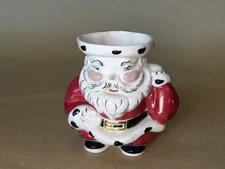Kay Finch Santa Mug California Pottery Vintage MCM Retro