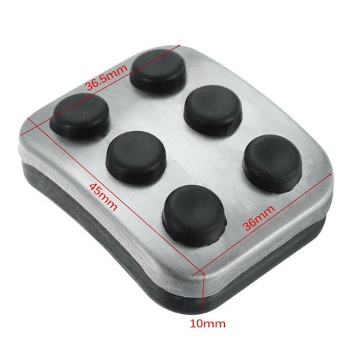 New Practical Pedal pad Brake Pedal 45mmx36.5x10mm Truck Urgency 907732 - Picture 7 of 8