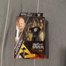 WWE Elite Monday Night War Series 4 Stone Cold Steve Austin Figure w/ BAF