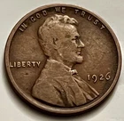 1926 Lincoln Wheat Cent Penny Circulated Fine BN1115