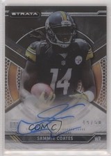 2015 Topps Strata Black 49/50 Sammie Coates #SA-SC Auto 7eo