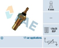 KüHlmittel Wasser Temperatur Sensor Fae 32310 FüR 800 Besta Rover Kia Da 400 200