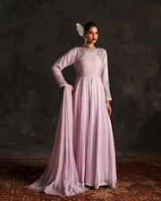 Pakistani Designer Sha Posh Luxury chiffon 3 Piece Size xLarge not Agha Noor