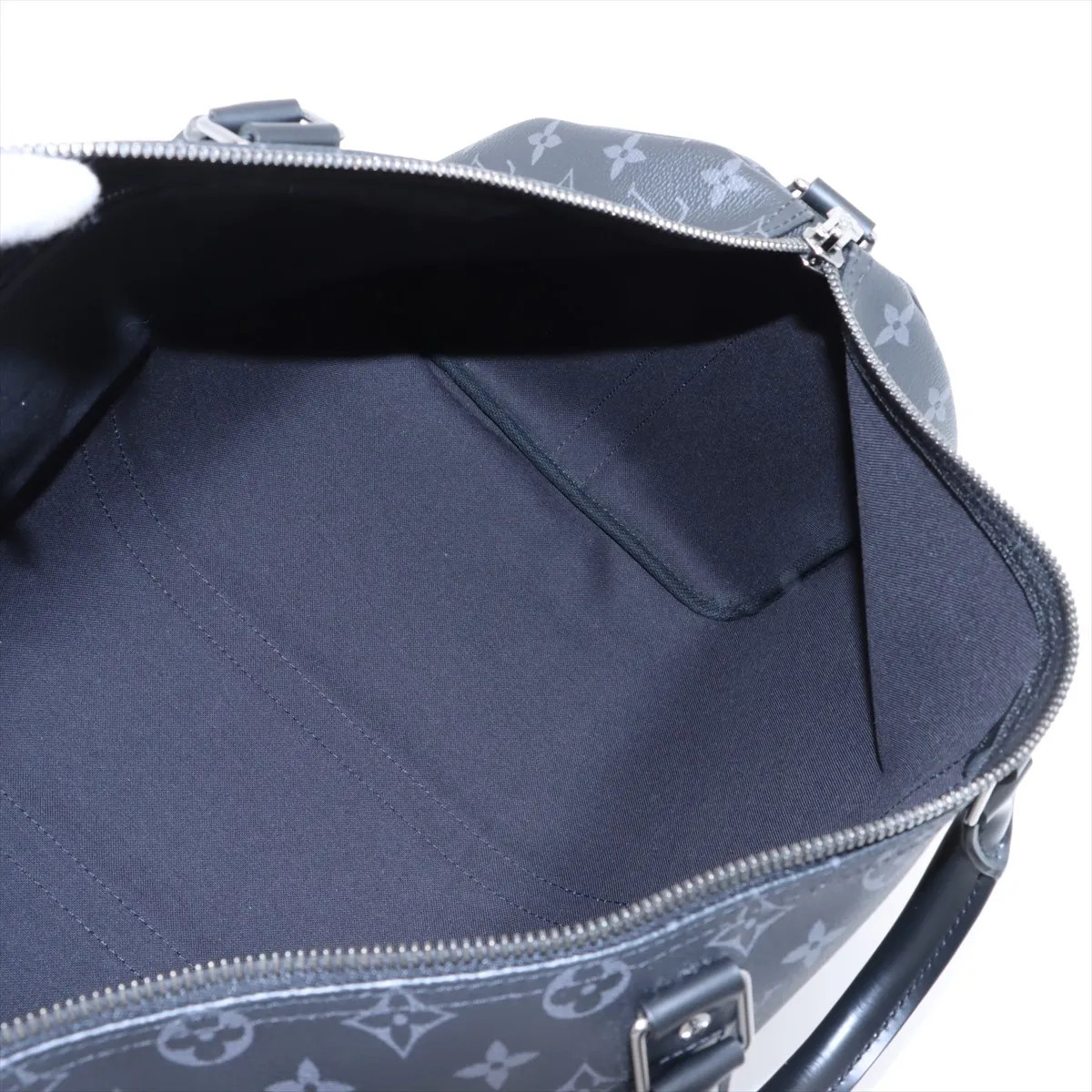 Louis Vuitton Monogram Eclipse Keepall Bandrière … - image 8