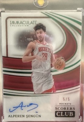 2023-24 Panini Immaculate Collection - Scorers Club Signatures Alperen Sengun...