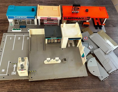#ad Tomica Town Need repair Lawson Pizza La Autobacs Parking Lot Fire Station $224.68