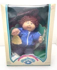 VINTAGE CABBAGE PATCH KIDS DOLL 3900 BOY BROWN HAIR EYES DIMPLES TOOTH IN BOX