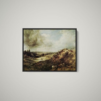 John Constable - Hampstead, Branch Hill Pond - Art Print on Paper or Canvas