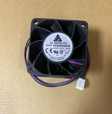 1pc For  FFB0624EHE 6038 60mm 6cm DC 24V 0.57A 3 Pin axial case cooling fan T1