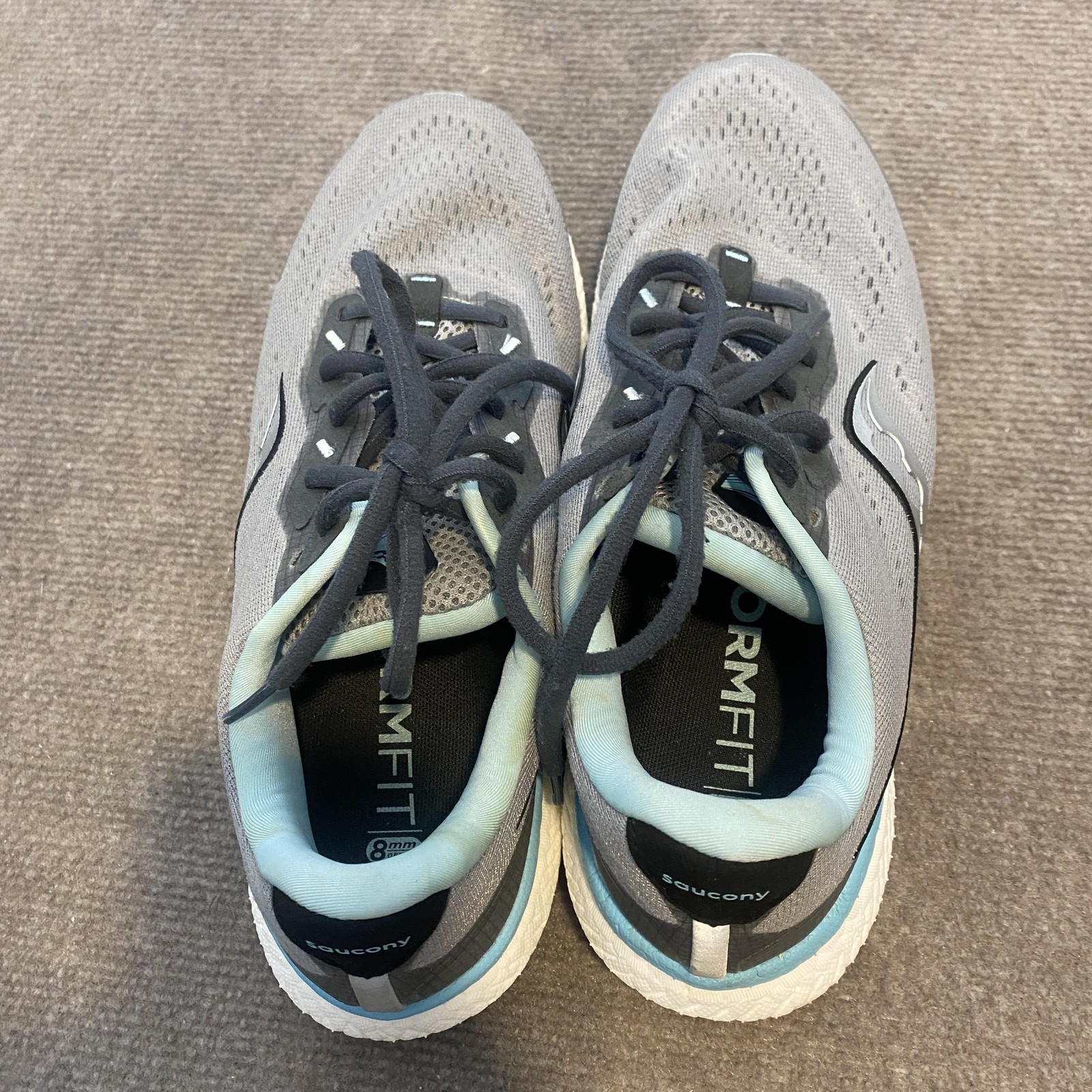 Saucony Triumph 19 Shoes Womens Size 9.5W Wide Gray Running Cushioned S10679-20 thumbnail 5