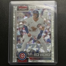 Topps 2024 Chrome Nico Hoerner #5 Chicago Cubs Baseball Trading Card