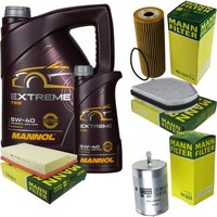 Inspektionspaket 6L Mannol Extreme 5W-40 FüR Mercedes W202 C 180 C208 200 230